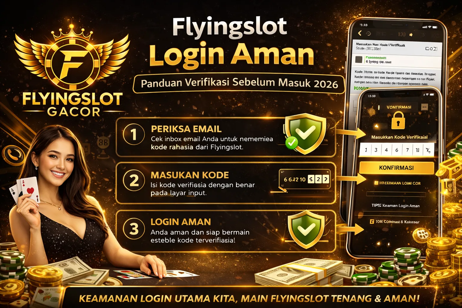 Panduan login Flyingslot aman 2026, verifikasi domain, HTTPS, OTP, dan anti-phishing
